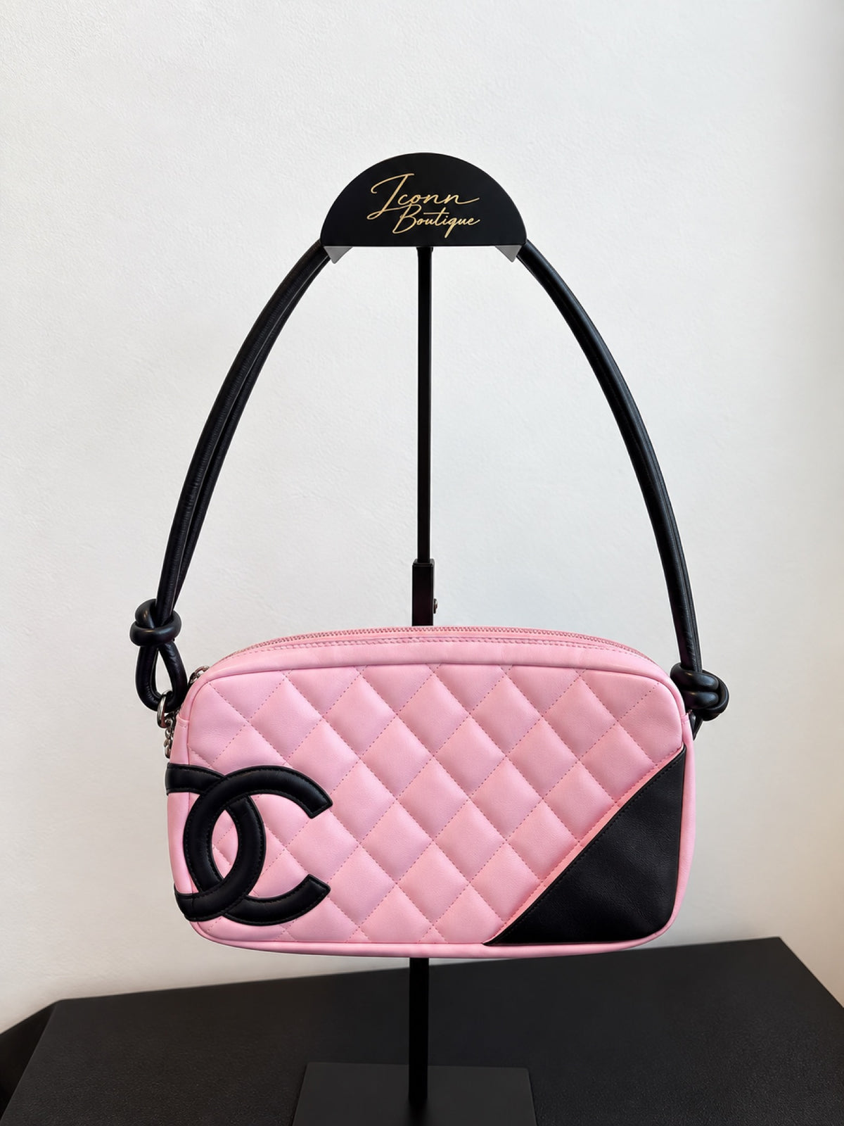 Chanel Cambon Shoulder Bag - Pink / Black image 1