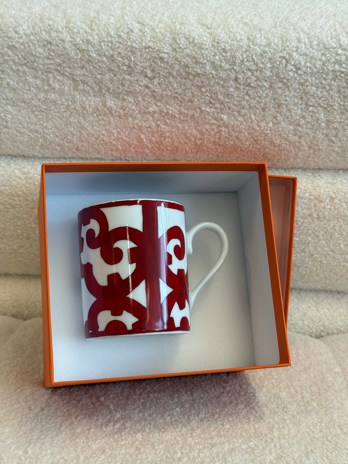 Hermès Mug Rouge and White image 1