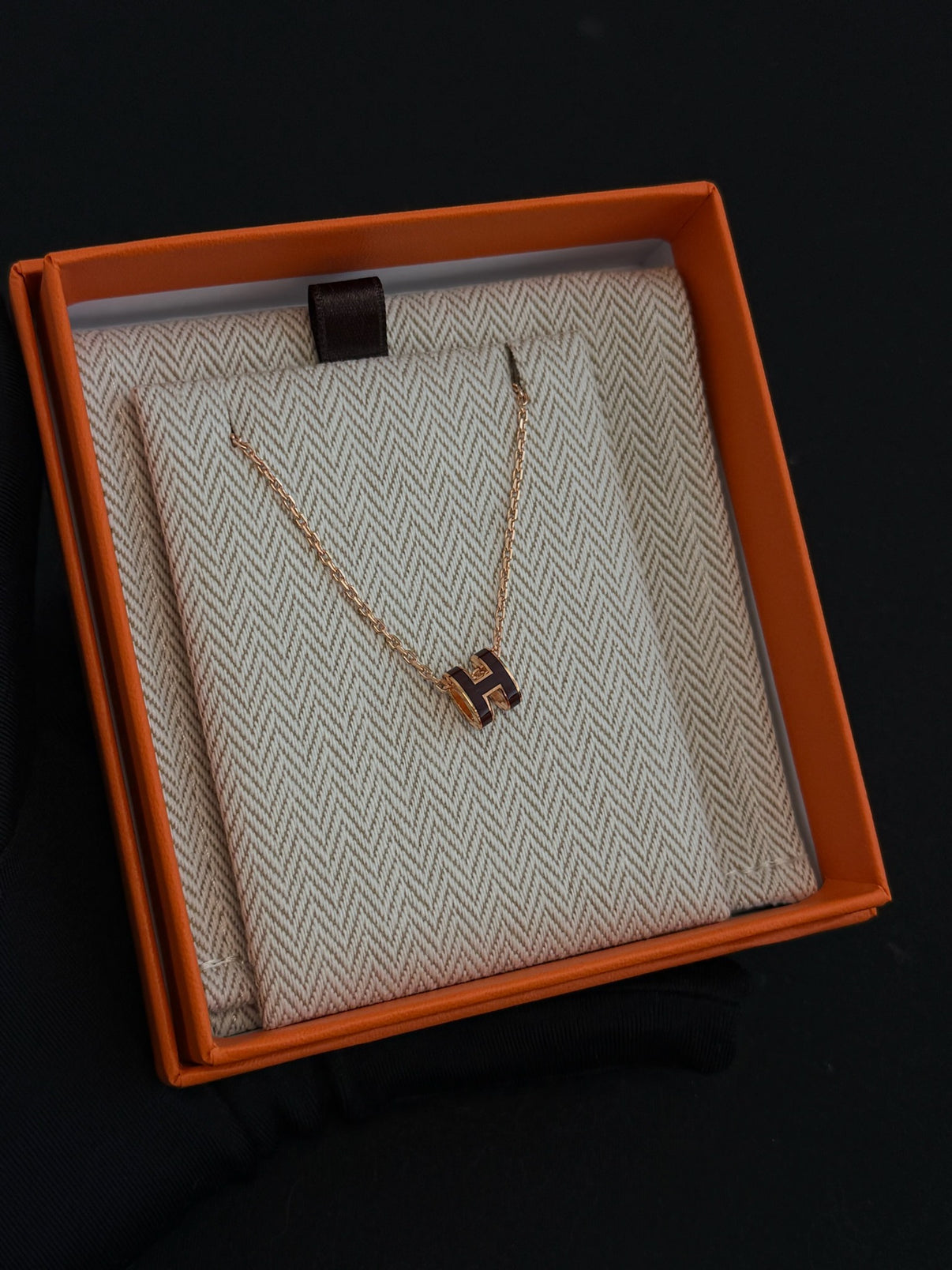 Hermes Mini Pop H Pendant Noir image 1
