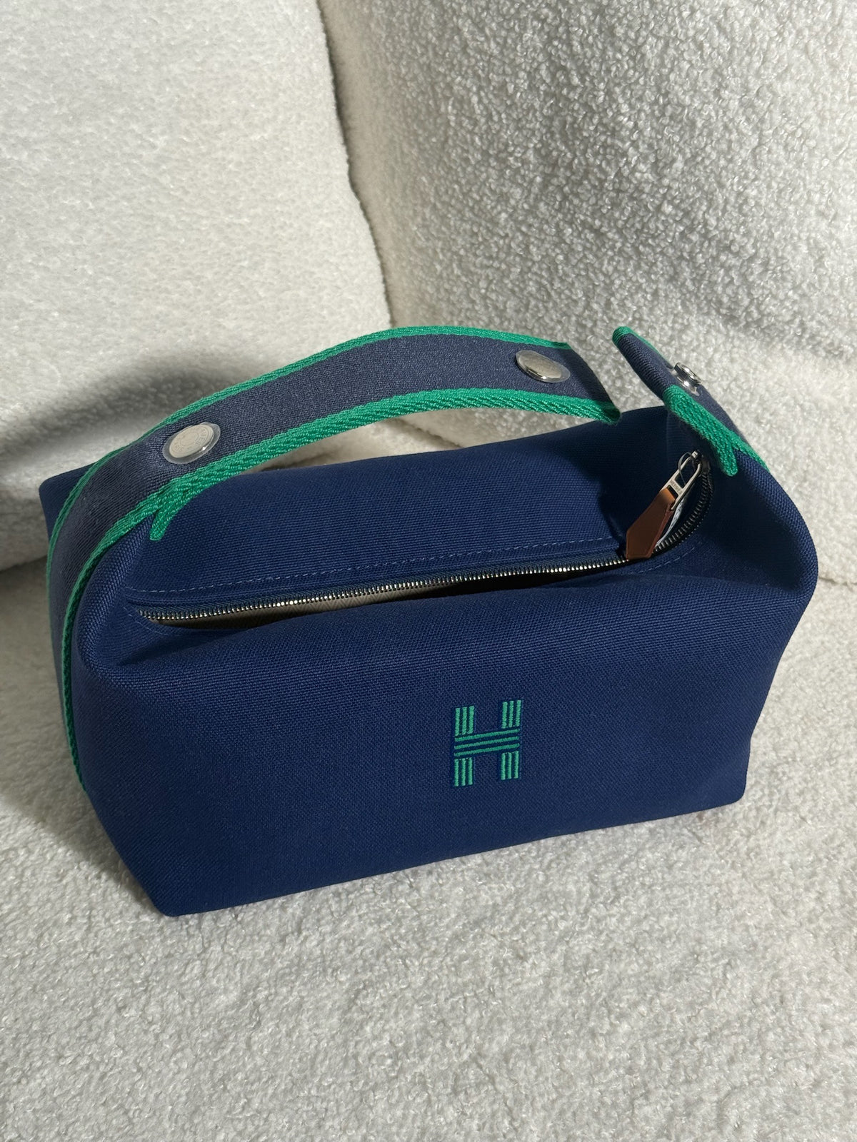 Hermès Bride-a-Brac Case Large Model - Marine / Blue image 9